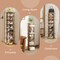 Natural 7-Tier Shoe Tower MDF Vertical Storage Rack for Shoes & Home Organization